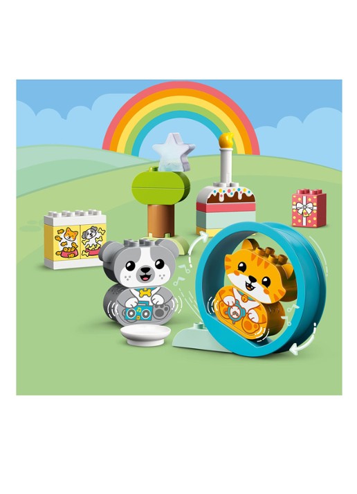 LEGO Mijn eerste puppy en kitten met geluid - 10977 - detail 3 multicolor