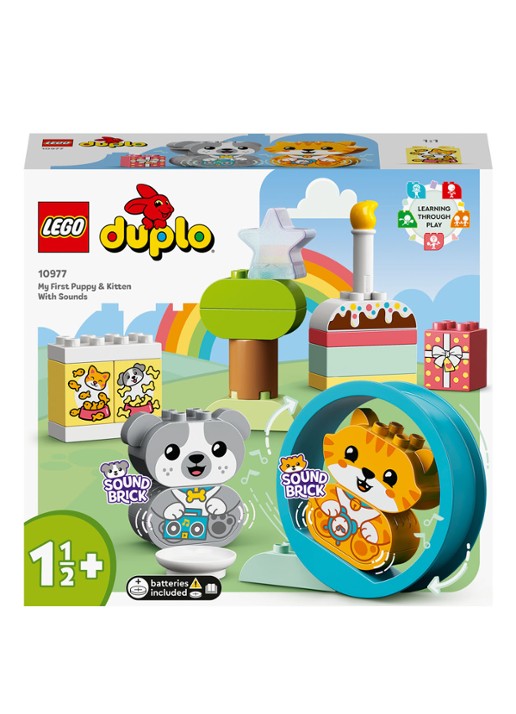 LEGO Mijn eerste puppy en kitten met geluid - 10977 - voorkant 6 multicolor