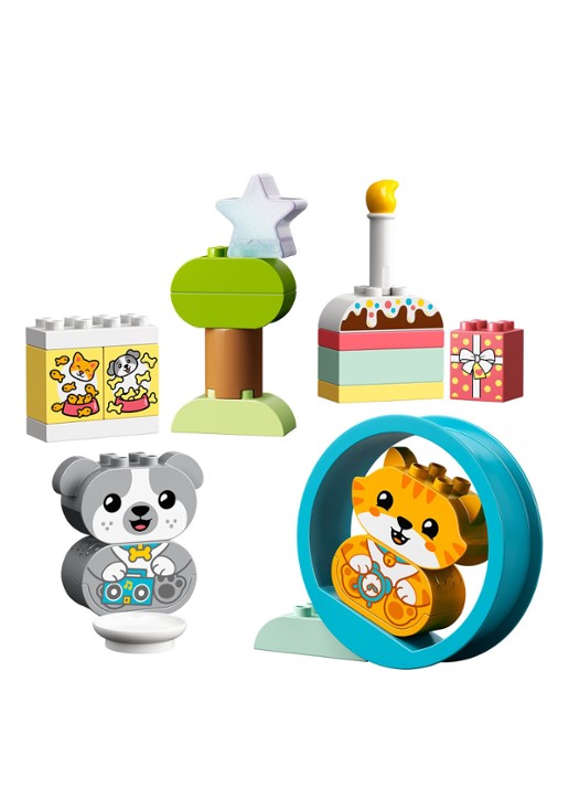 LEGO Mijn eerste puppy en kitten met geluid - 10977 - voorkant 7 multicolor