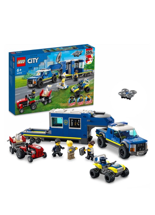 LEGO Mobiele Commandowagen Politie bouwspeelgoed - 60315 - detail 3 multicolor