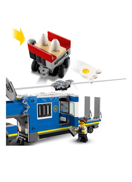 LEGO Mobiele Commandowagen Politie bouwspeelgoed - 60315 - detail 4 multicolor