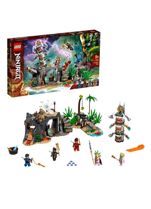 LEGO NINJAGO Het dorp van de Beschermers - 71747 - detail 3 donkergrijs