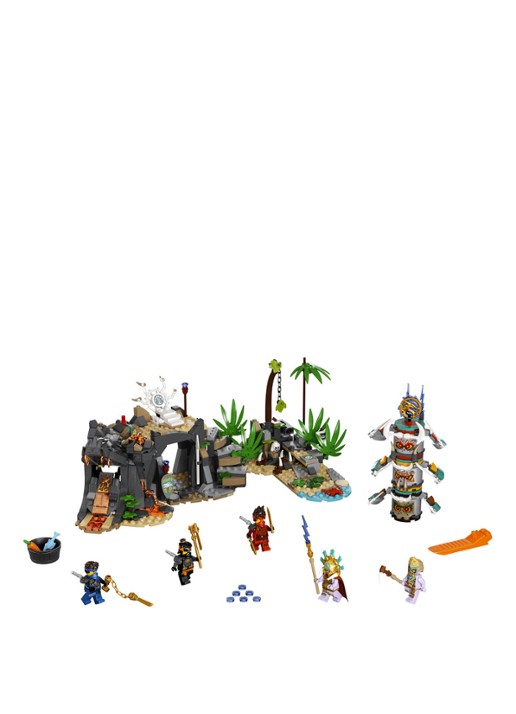 LEGO NINJAGO Het dorp van de Beschermers - 71747 - voorkant 2 donkergrijs
