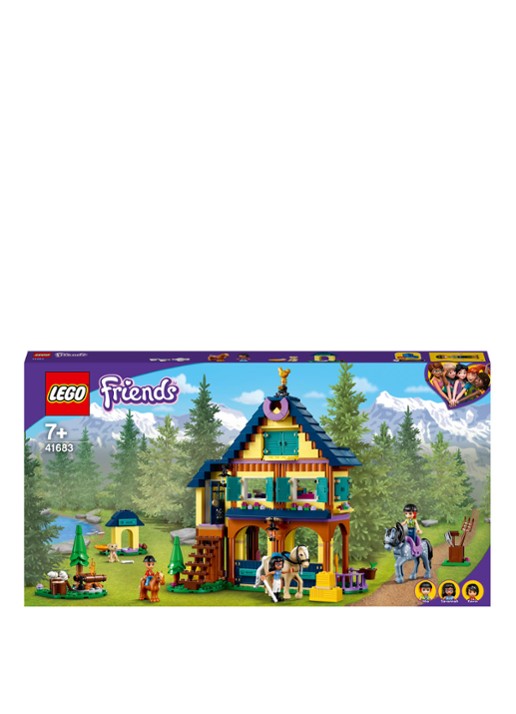 LEGO Paardrijdbasis in het bos Set - 41683 - voorkant bruin