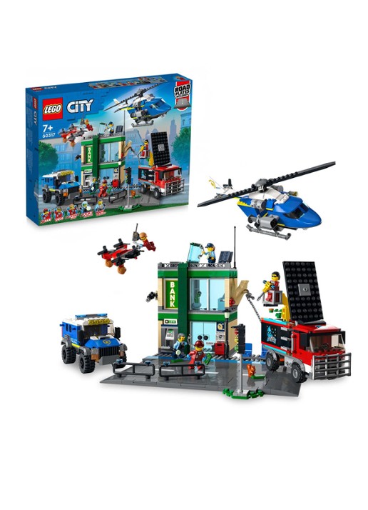 LEGO Politieachtervolging Bij de Bank bouwspeelgoed - 60317 - detail 3 multicolor