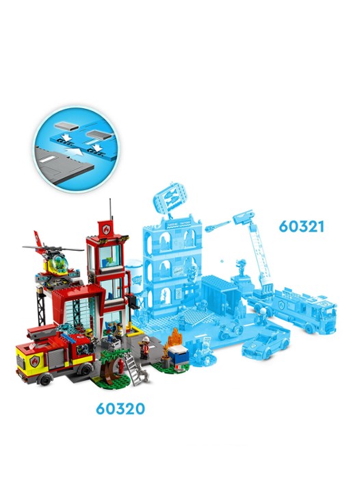 LEGO Politieachtervolging Bij de Bank bouwspeelgoed - 60317 - detail 5 multicolor
