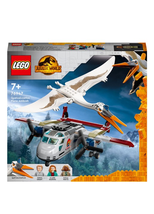 LEGO Quetzalcoatlus vliegtuighinderlaag - 76947 - voorkant multicolor