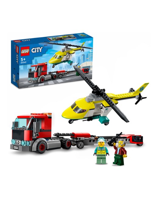 LEGO Reddingshelikopter Transport bouwspeelgoed - 60343 - detail 3 multicolor