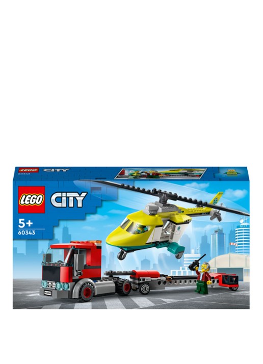 LEGO Reddingshelikopter Transport bouwspeelgoed - 60343 - voorkant multicolor