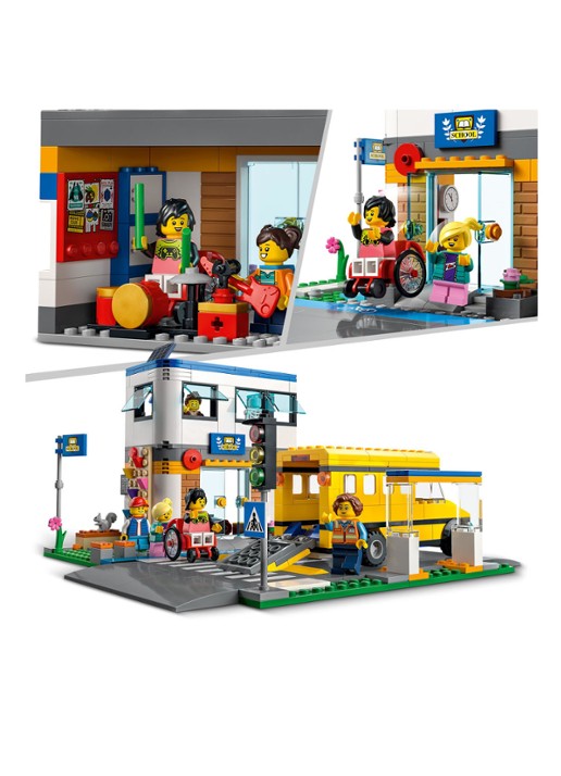 LEGO Schooldag bouwspeelgoed - 60329 - detail 7 multicolor