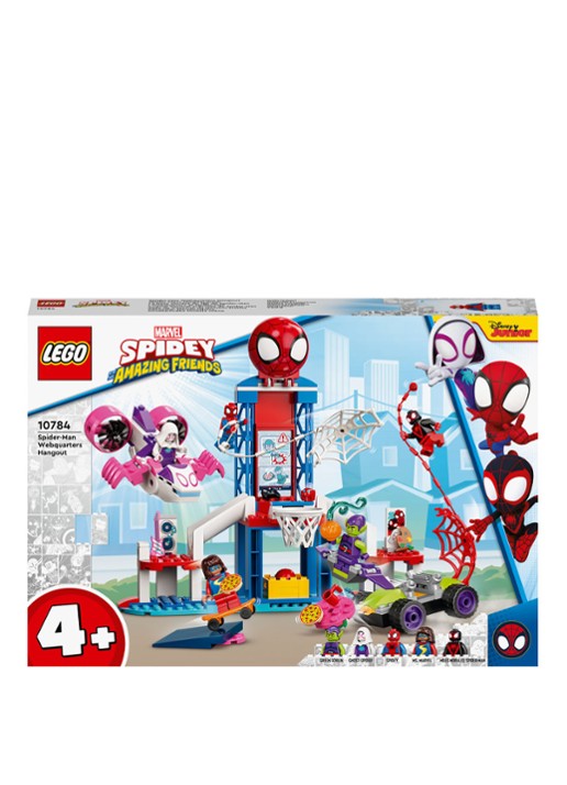 LEGO Spider Man Webuitvalsbasis Ontmoeting -10784 - voorkant multicolor