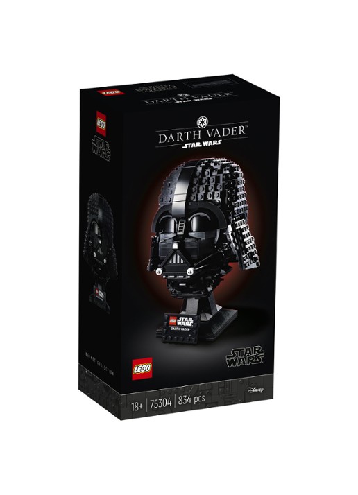 LEGO Star Wars Darth Vader helm - 75304 - voorkant 7 zwart