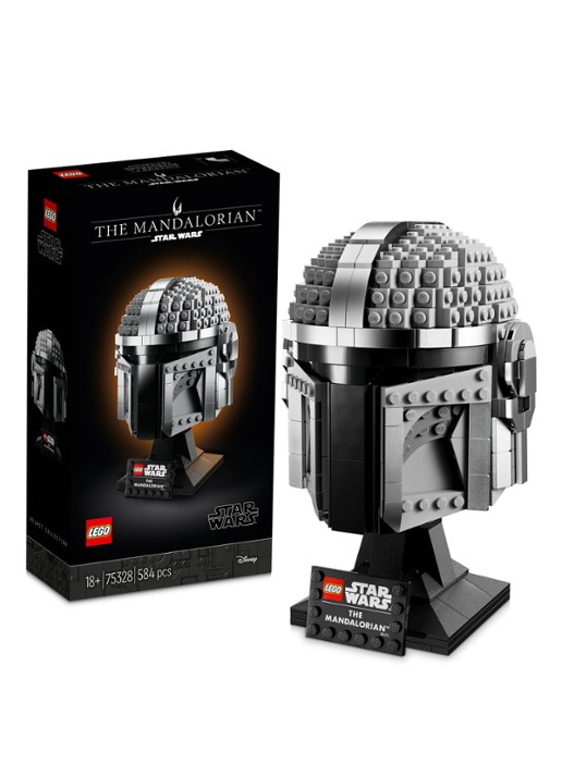 LEGO Star Wars De Mandalorian Helm set - 75328 - voorkant 7 multicolor
