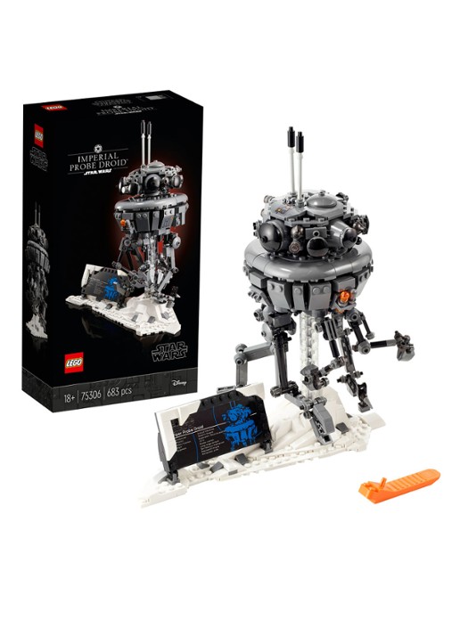 LEGO Star Wars Imperial Probe Droid - 75306 - detail 3 donkergrijs