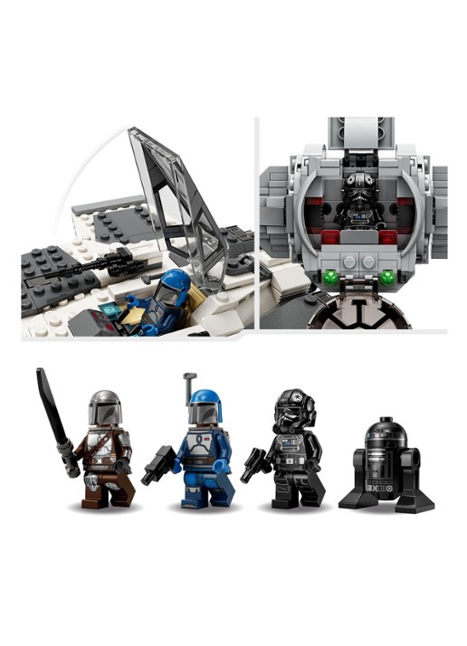 LEGO Star Wars Mandalorian Fang Fighter vs. TIE Interceptor bouwspeelgoed 75348 - detail 3 undefined