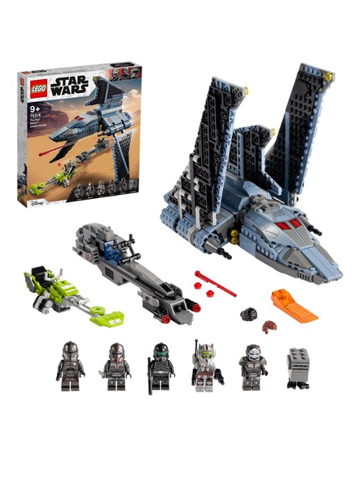 LEGO Star Wars The Bad Batch aanvalsshuttle - 75314 - detail 3 grijs
