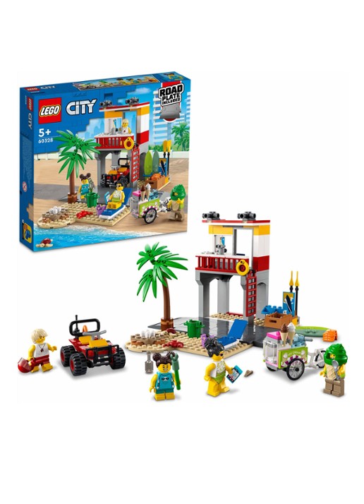 LEGO Strandwachter Uitkijkpost bouwspeelgoed - 60328 - detail 3 multicolor