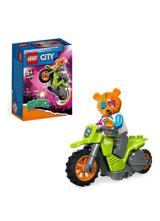 LEGO Stuntz Beer stuntmotor Actie Speelset - 60356   - voorkant 2 multicolor