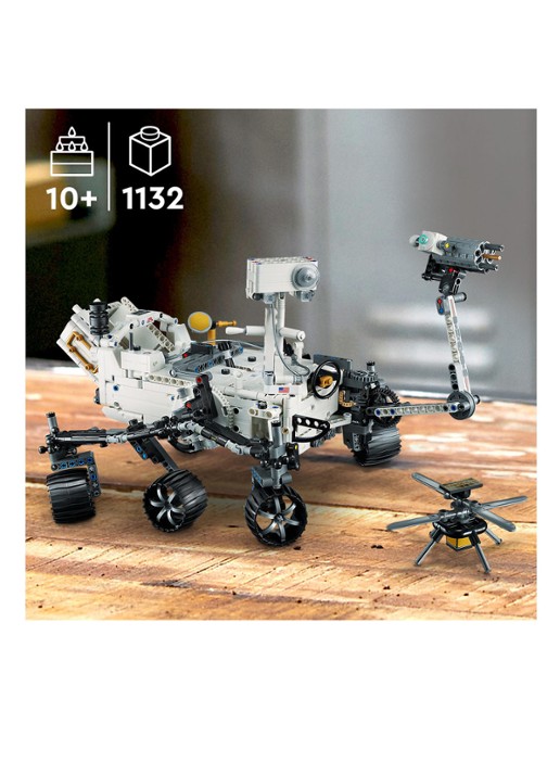LEGO Technic NASA Mars Rover Perseverance - bouwset 42158  - achterkant 4 multicolor