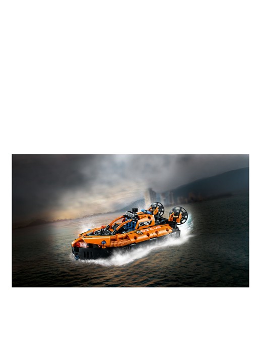 LEGO Technic Reddingshovercraft - 42120 - detail 4 oranjebruin