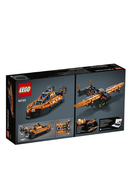 LEGO Technic Reddingshovercraft - 42120 - detail 7 oranjebruin