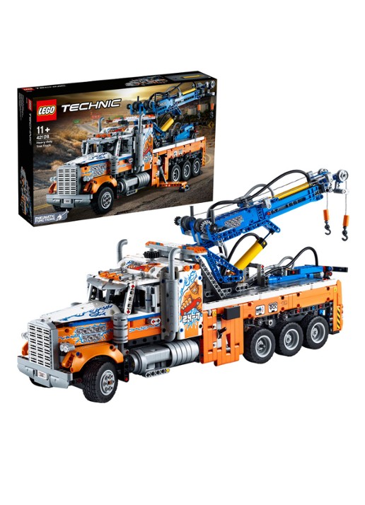 LEGO Technic Robuuste sleepwagen - 42128 - detail 3 oranje