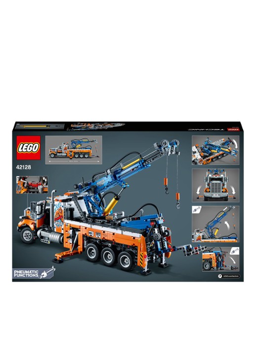 LEGO Technic Robuuste sleepwagen - 42128 - detail 4 oranje