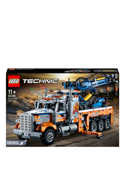 LEGO Technic Robuuste sleepwagen - 42128 - voorkant oranje