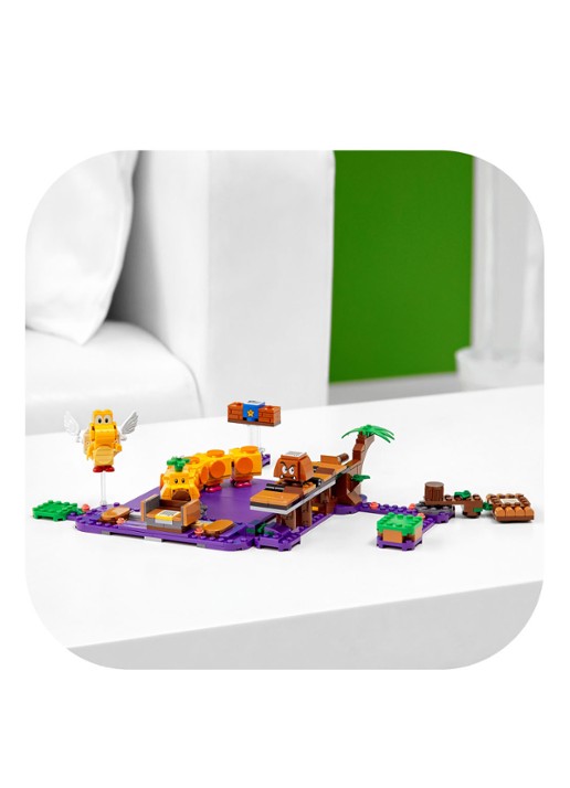 LEGO Uitbreidingsset: Wigglers giftige moeras - 71383 - voorkant paars