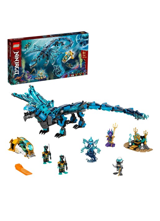 LEGO Waterdraak Speelgoed - 71754 - detail blauw