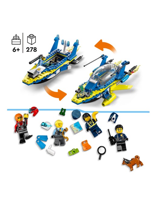 LEGO Waterpolitie recherchemissies - 60355 - detail 2 multicolor
