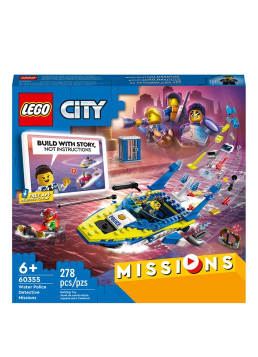 LEGO Waterpolitie recherchemissies - 60355 - voorkant 5 multicolor