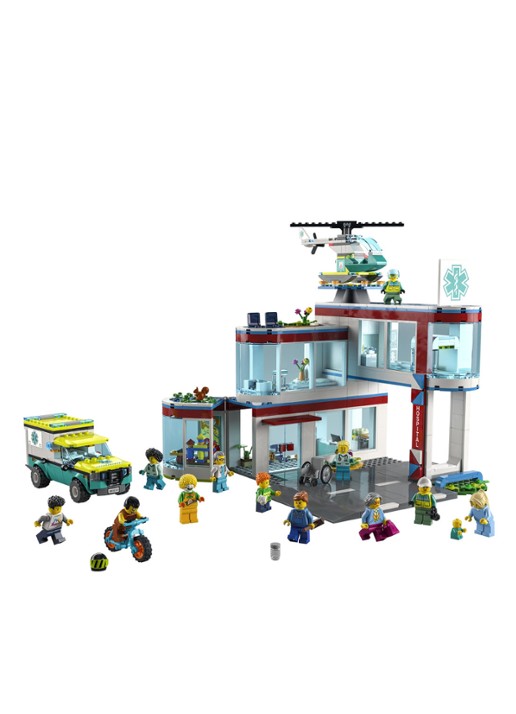 LEGO Ziekenhuis bouwspeelgoed - 60330 - voorkant 2 multicolor