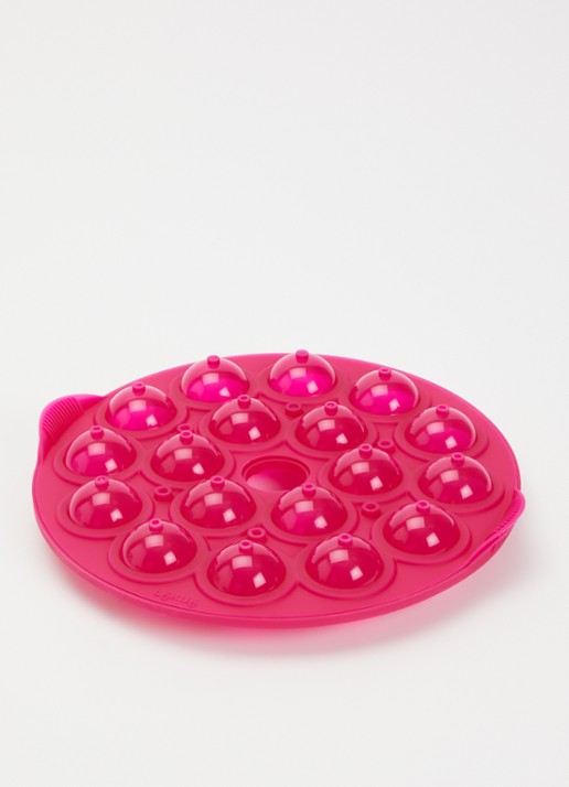Lékué Bakvorm voor cake pops 18-vaks - voorkant 3 roze