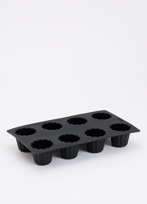 Lékué Bakvorm voor mini cannelés 8-vaks - voorkant 2 zwart