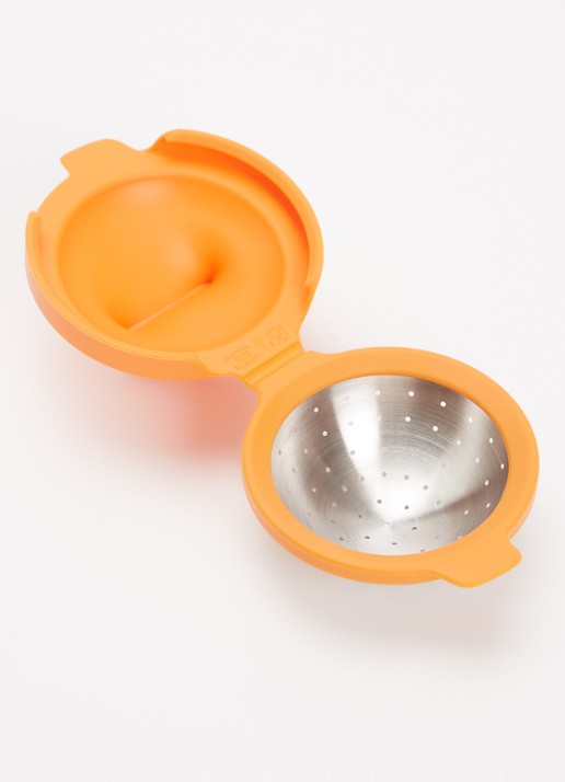 Lékué Ei pocheerder 10,5 cm - voorkant 2 oranje