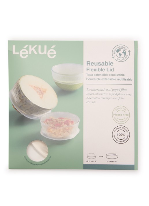 Lékué Flexibele herbruikbare deksel 15 cm