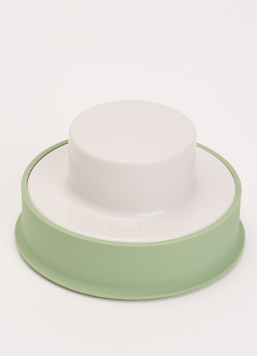 Lékué Veggie Burger vorm 11 cm 2-delig - voorkant 3 groen