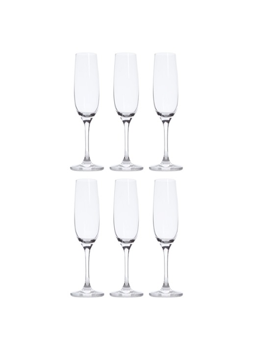 Leonardo Ciao+ champagneglas set van 6