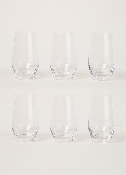 Leonardo Puccini drinkglas 36 cl set van 6 - voorkant 2 transparant