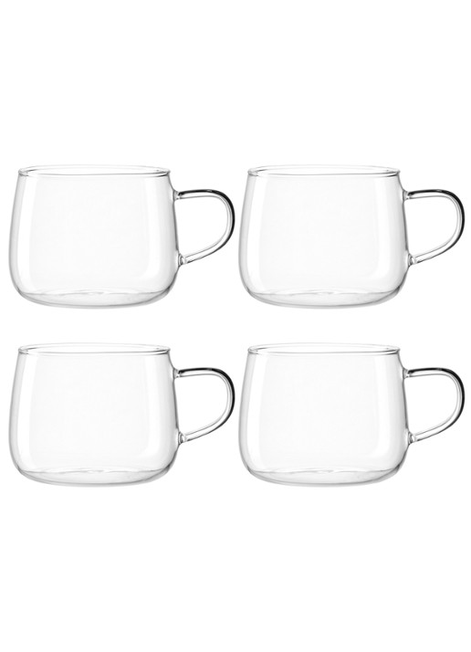 Leonardo Tè per Te mok 45 cl set van 4 - detail transparant