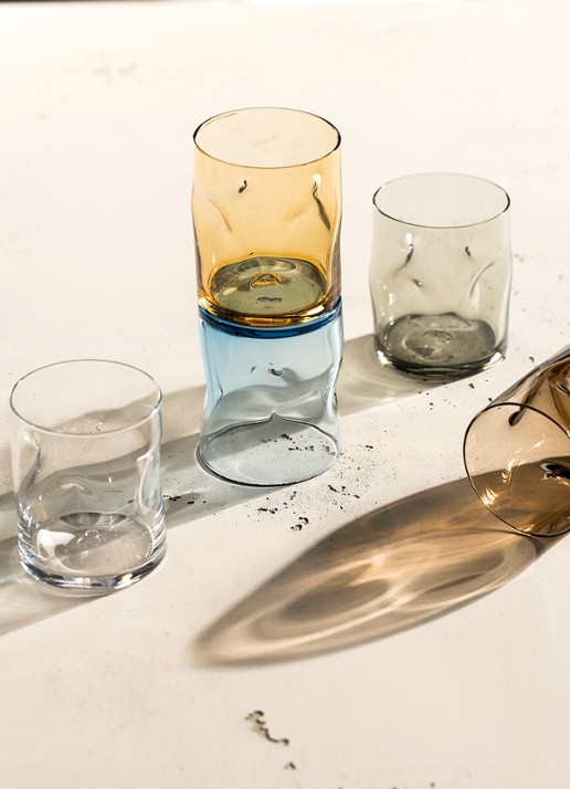 Leonardo Vesuvio drinkglas 30 cl set van 4 - detail 3 blauw