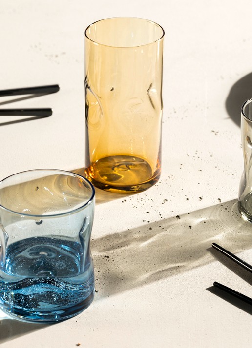 Leonardo Vesuvio drinkglas 30 cl - voorkant 6 blauw