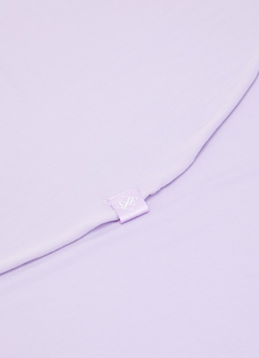 LES Atelier Hoofddoek van jersey 180 x 80 cm - detail 3 roze