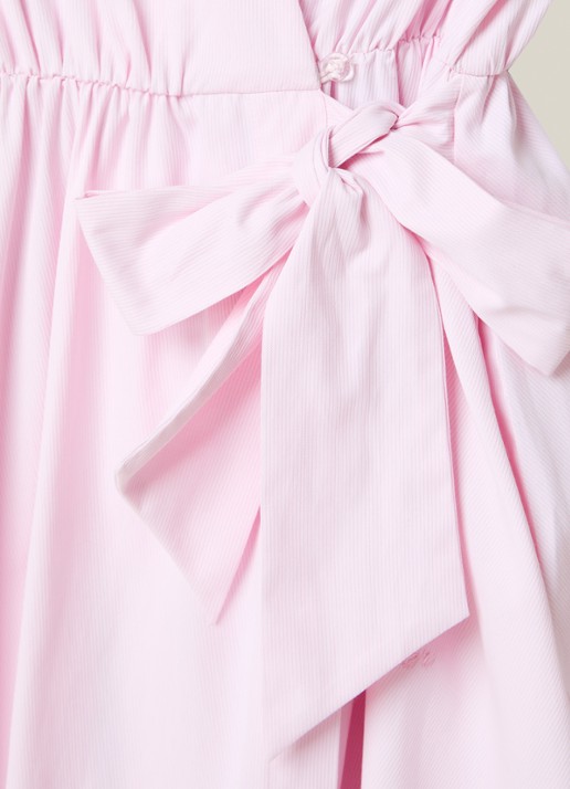 LES Atelier Sofia maxi wikkeljurk met steekzakken - detail 2 roze