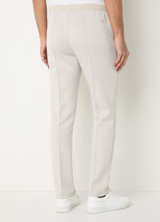 Les Deux Ballier straight fit joggingbroek met logo - achterkant 3 zand