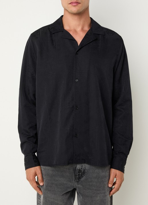 Les Deux Jasper regular fit overhemd met jacquard dessin