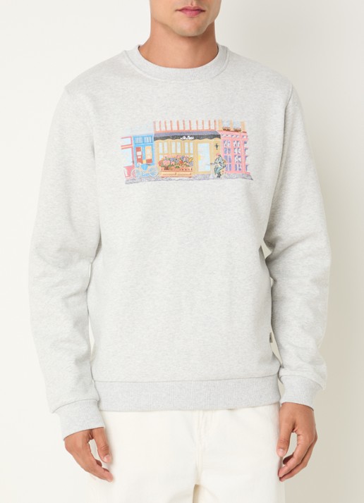 Les Deux Market sweater met print