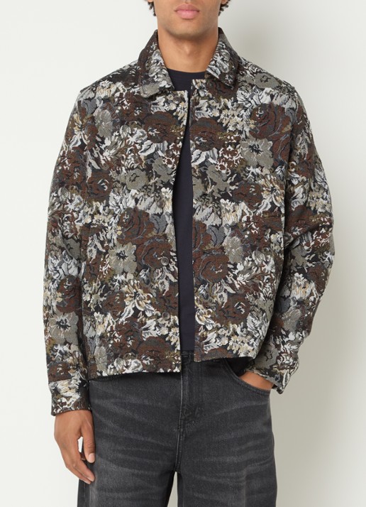 Les Deux Rose jack met jacquard dessin