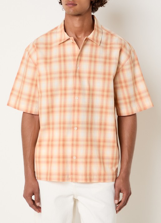 Les Deux Shadowcheck regular fit overhemd met ruitdessin